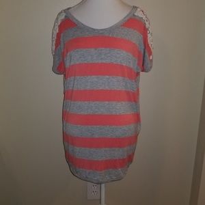 Kristin Marie striped top size large